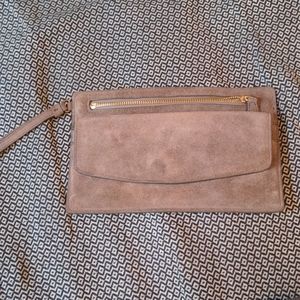 Anthropologie | Miss Aldridge suede wristlet